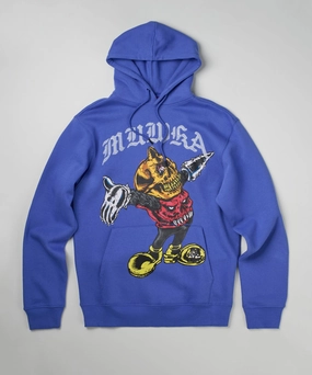 Mishka Cyco Bootleg Hoodie - Blue Basic Long Sleeve