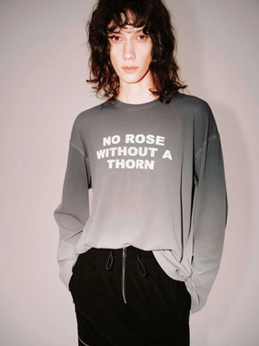 Long Sleeve Letter T-shirt Lightweight Material