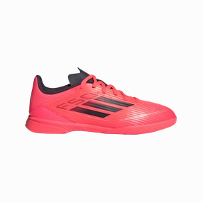 Adidas F50 League Indoor Junior Football Shoes (Turbo/Aurora Black/Platinum Metallic) Foam Cushioning Layer