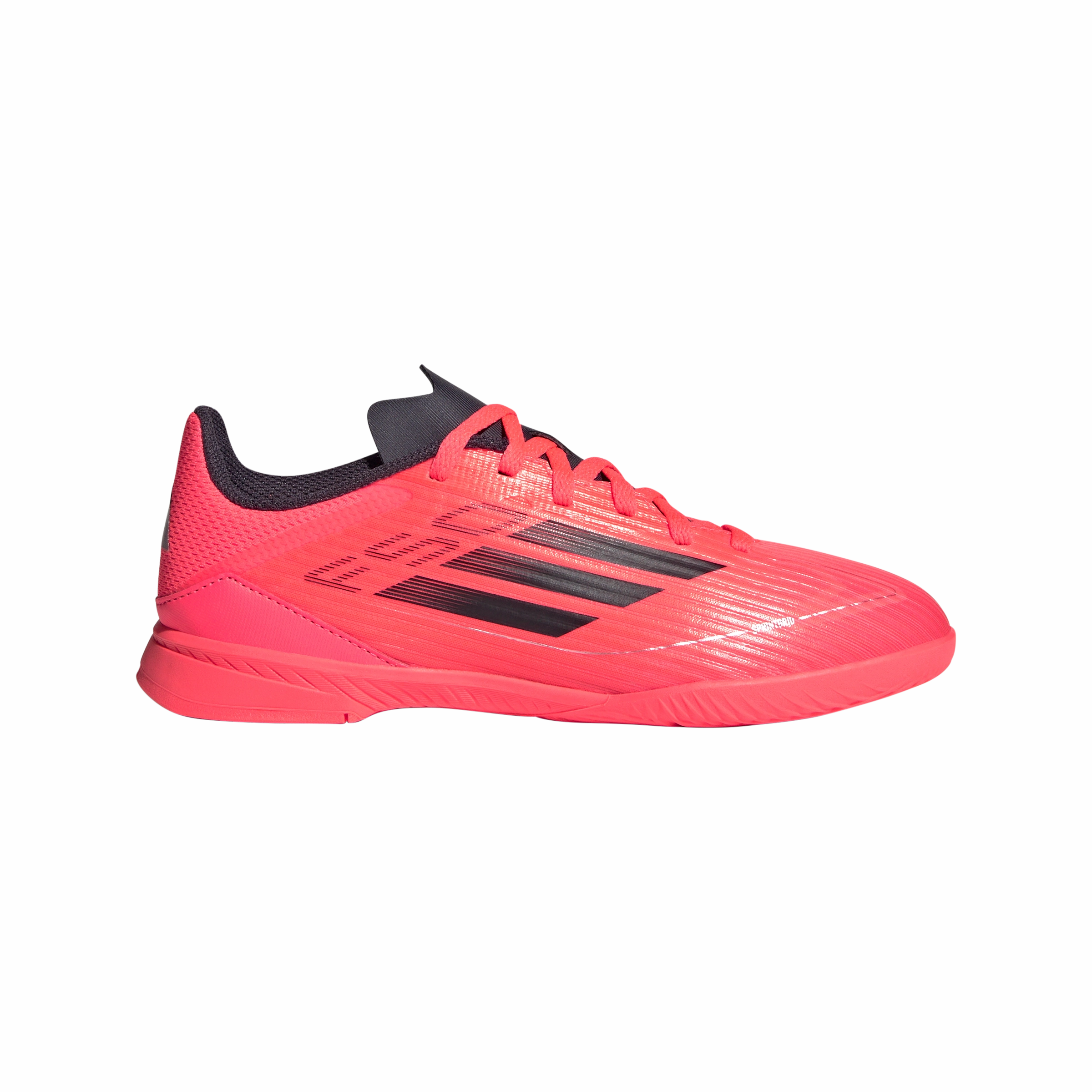 Adidas F50 League Indoor Junior Football Shoes (Turbo/Aurora Black/Platinum Metallic) Foam Cushioning Layer