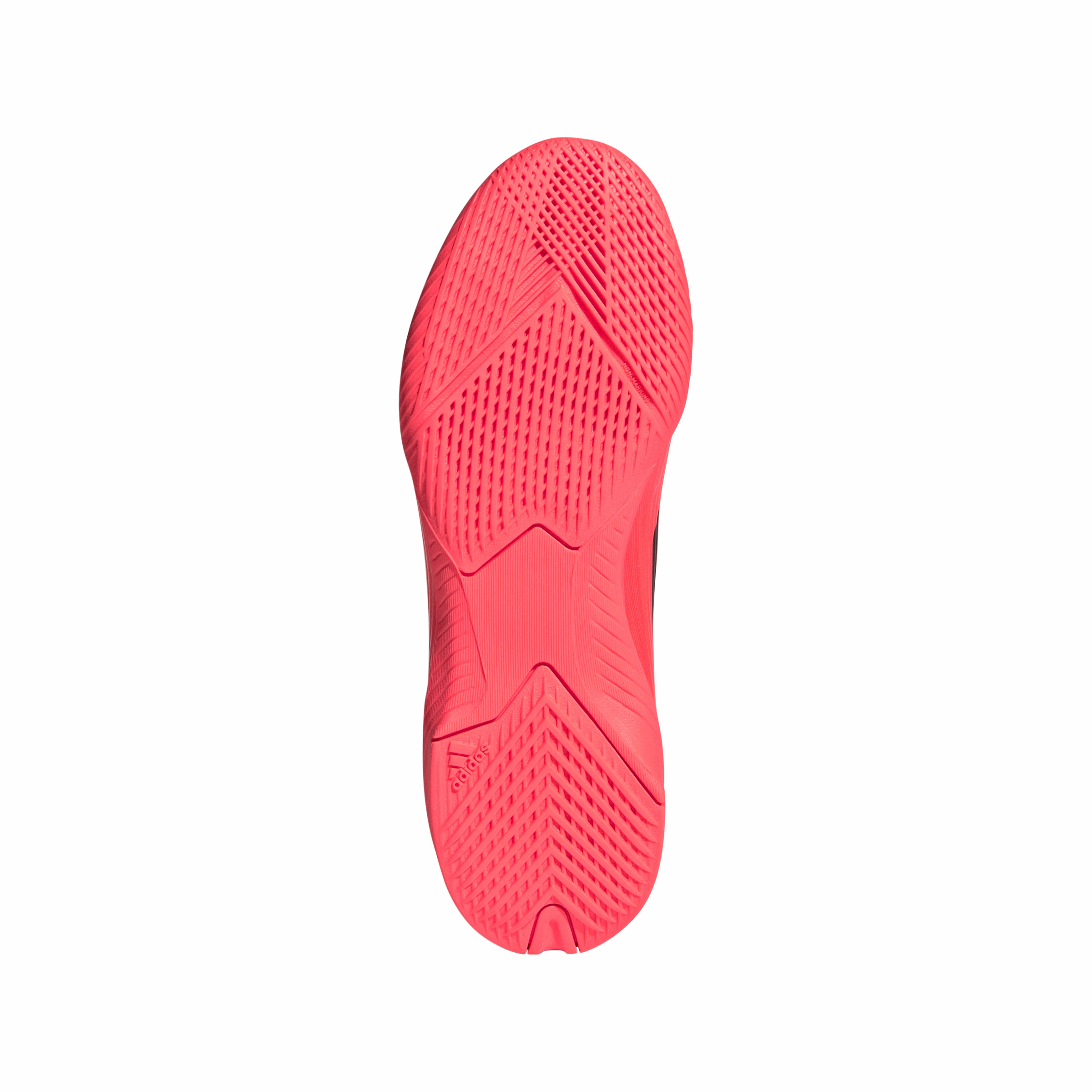 Anti Abrasion Eco Friendly Foam Adidas F50 League Indoor Junior Football Shoes (Turbo/Aurora Black/Platinum Metallic)