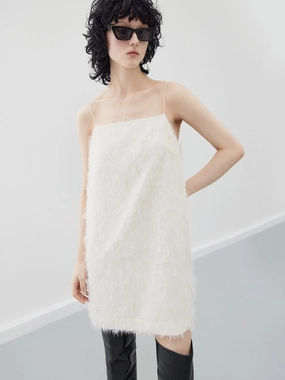 Fringe Detail Cami Dress Air Comfort Match Quick