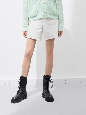 Front Pocket Denim Shorts No Fuss Performance Ready