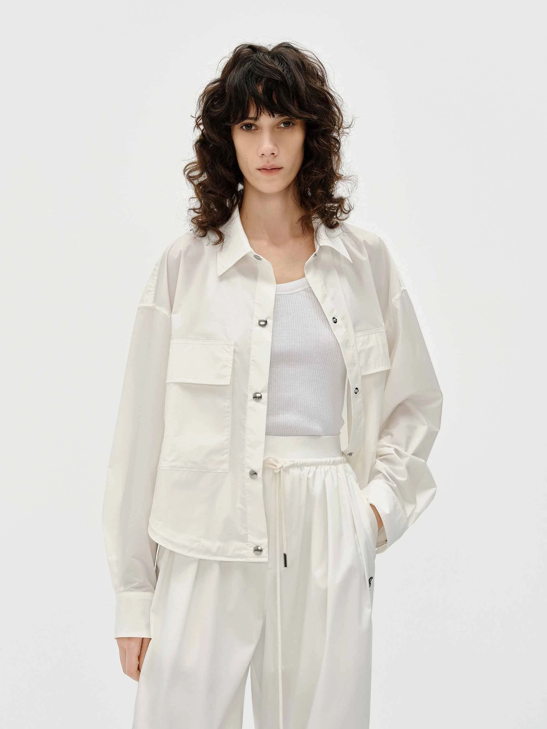 Front Pocket Short Jacket Thermoplastic Elastomer Trim