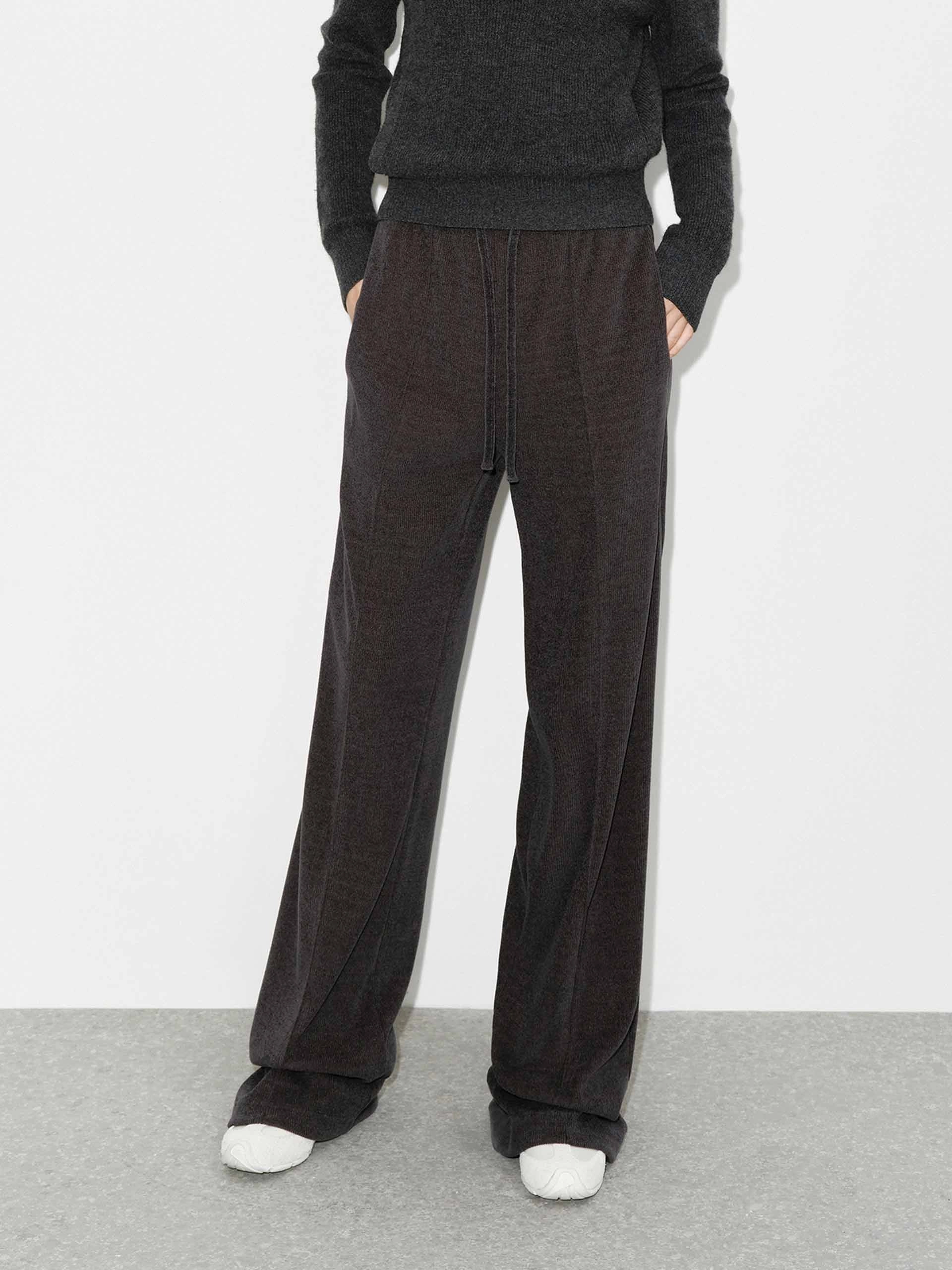 Easy Care Front Seams Corduroy Pants