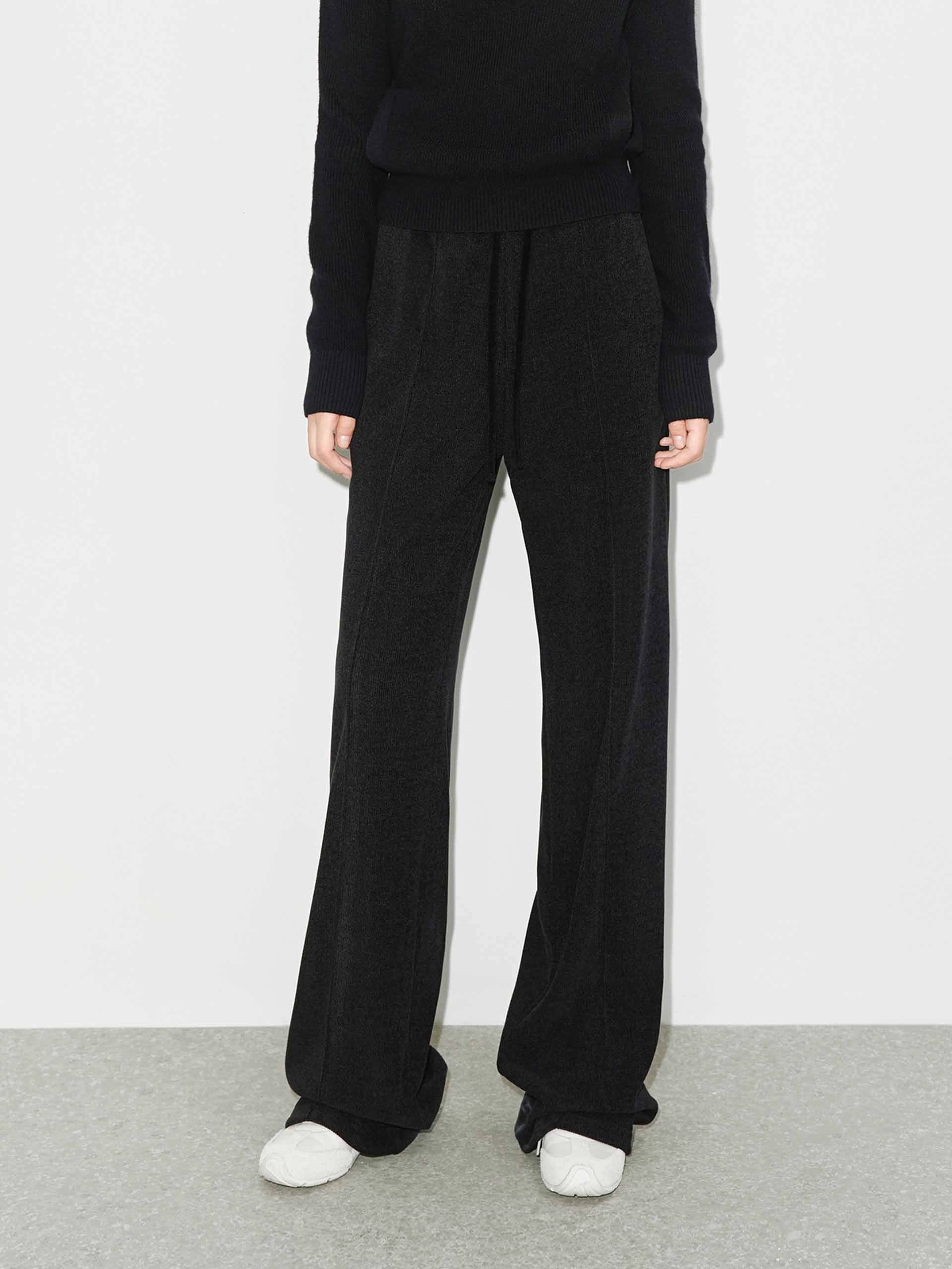 Front Seams Corduroy Pants Water Resistant Sleek and Soft