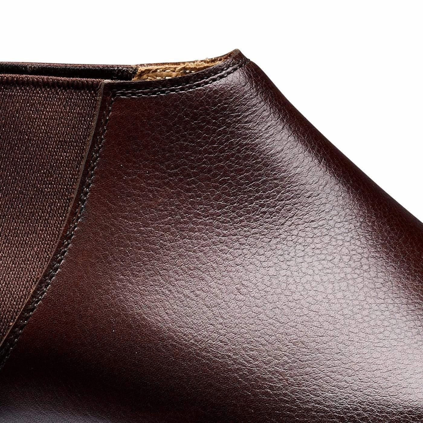 Water-resistant Deene Dark Brown Pebble Grain