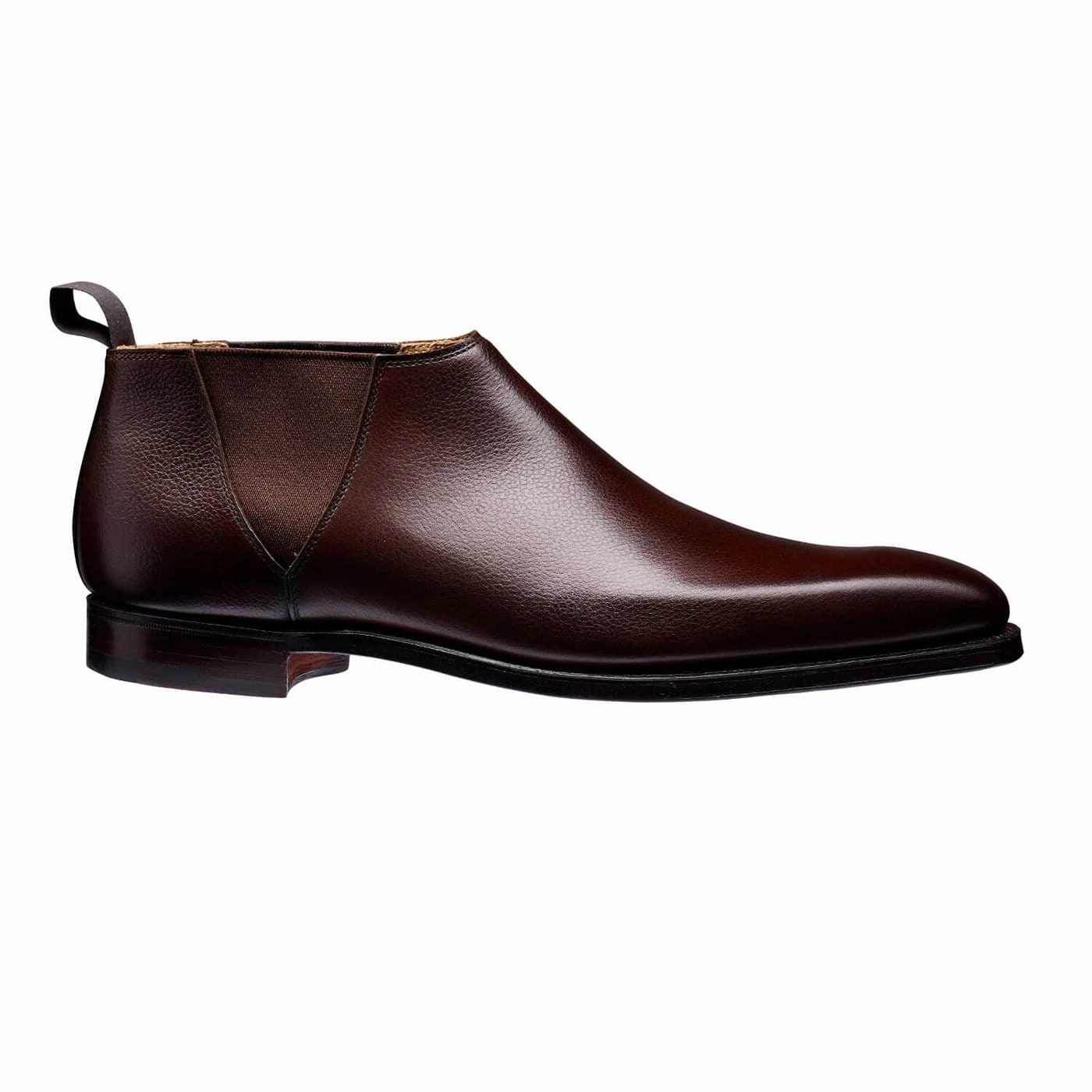 Deene Dark Brown Pebble Grain Comfort Cushioning Heat Lock