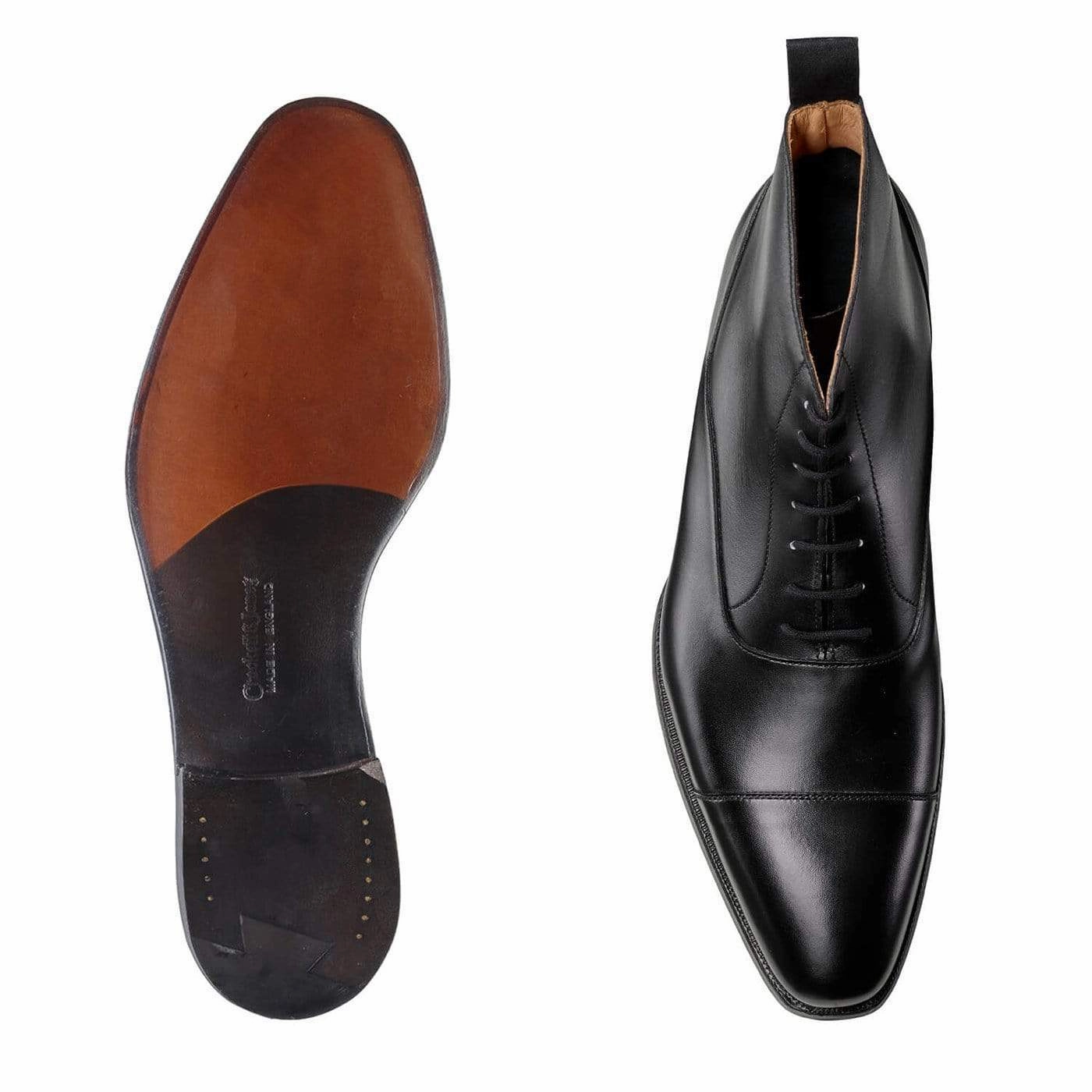 Charlton Black Calf Comfortable toe box