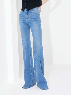 Fit Routine Full Length Flared Jeans