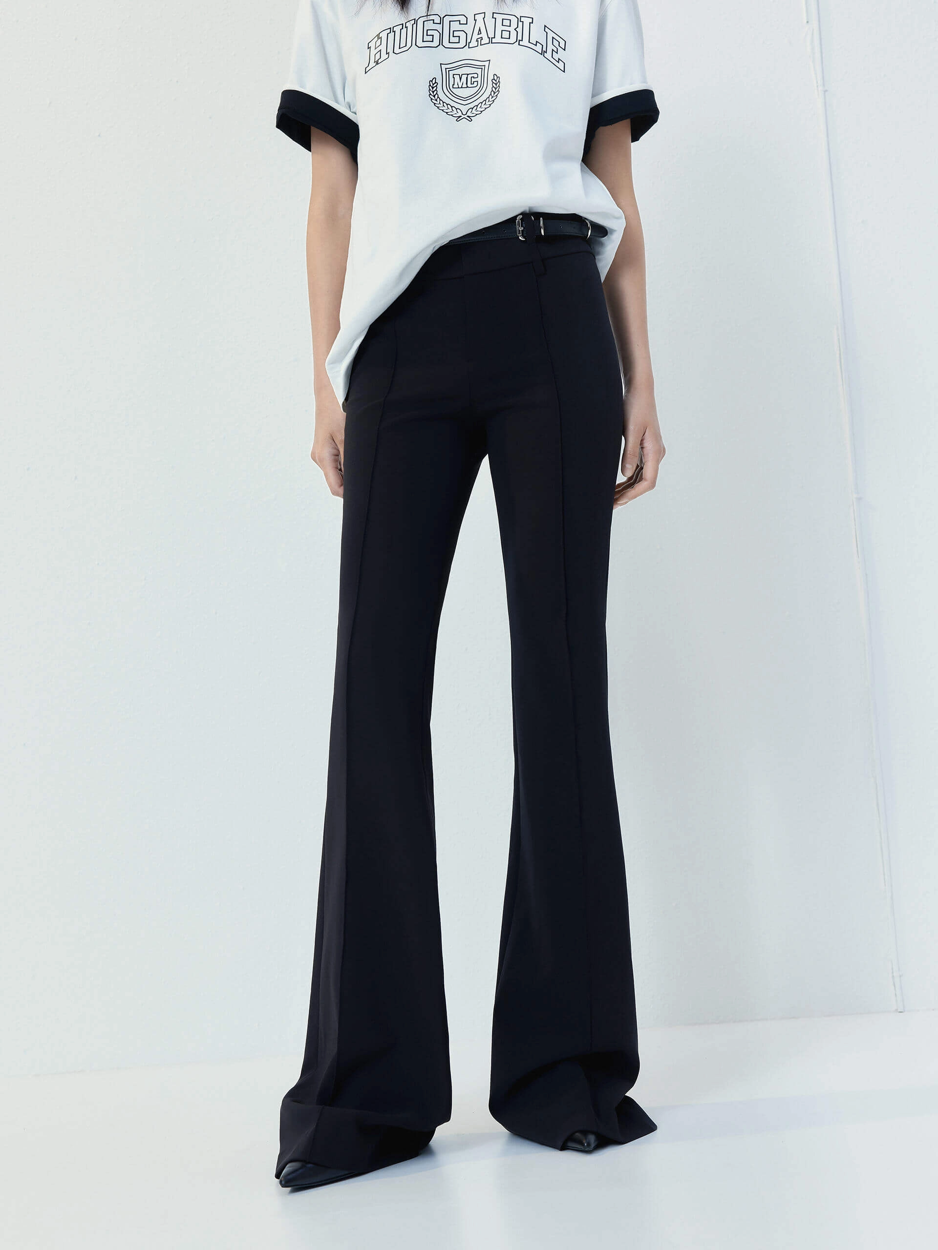 Full Length Flared Pants Durable Utility