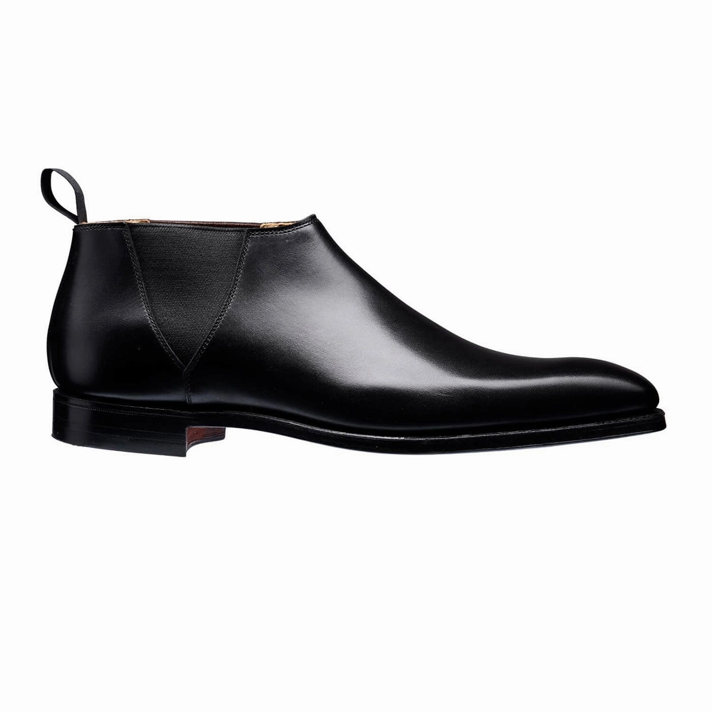 No Laces Deene Black Calf