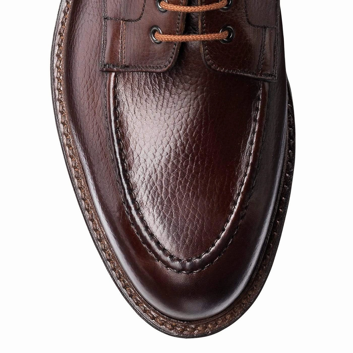 Galway 2 Dark Brown Country Calf Grain Flat Sole Flexible Outsole