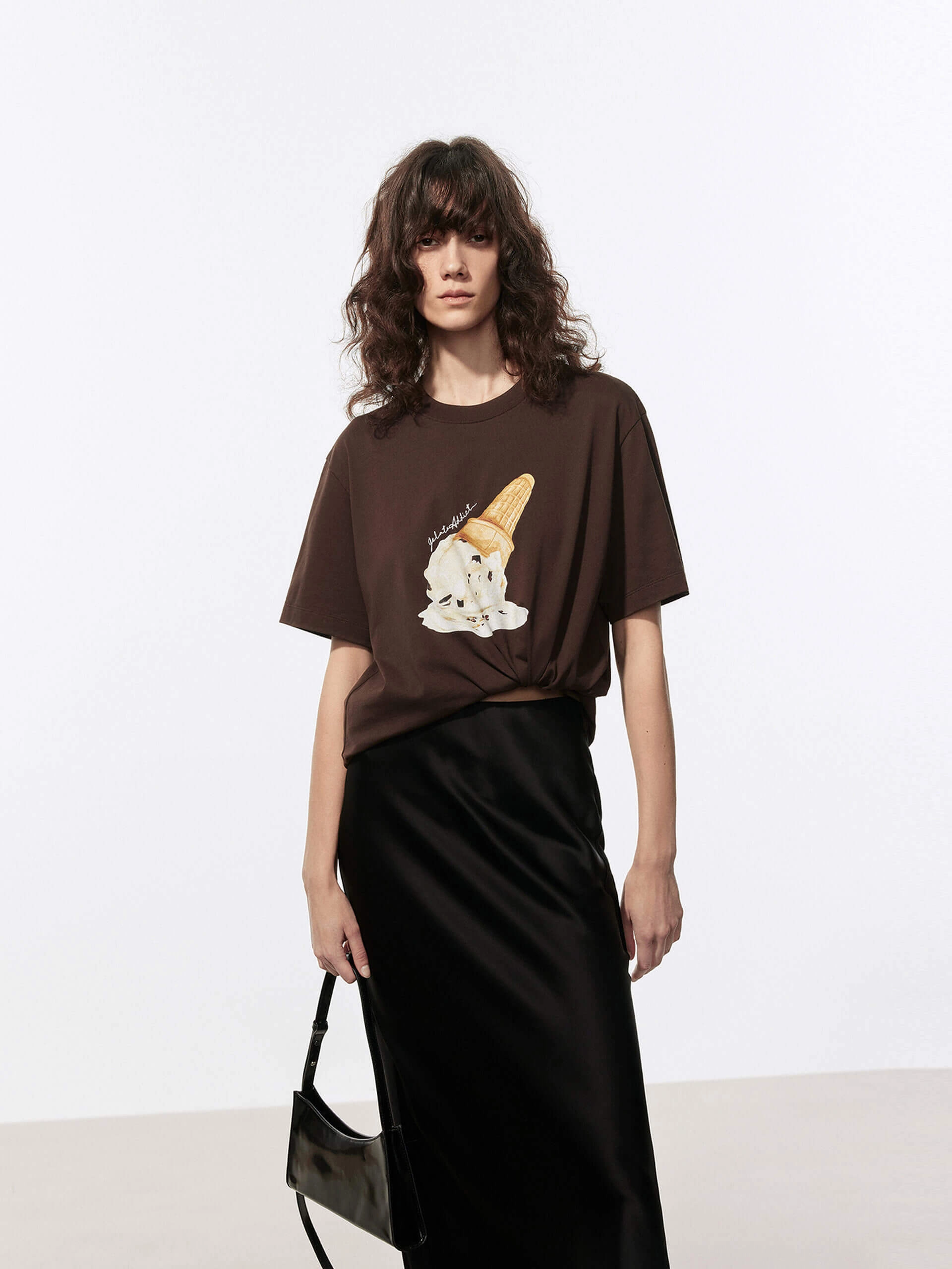 Autumn Wear Gelato Print Cotton T-shirt
