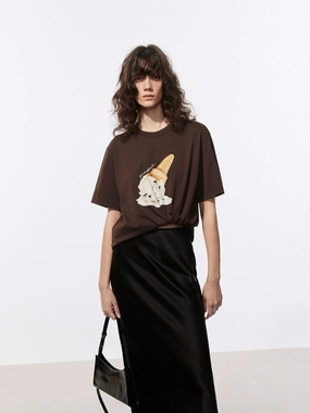 Prom Travel Outfit Gelato Print Cotton T-shirt