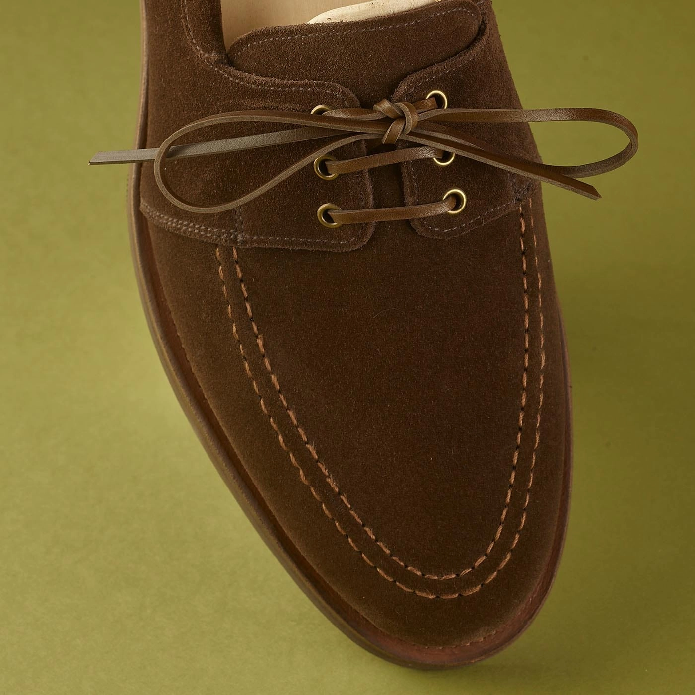 Hold Step Falmouth Dark Brown Suede