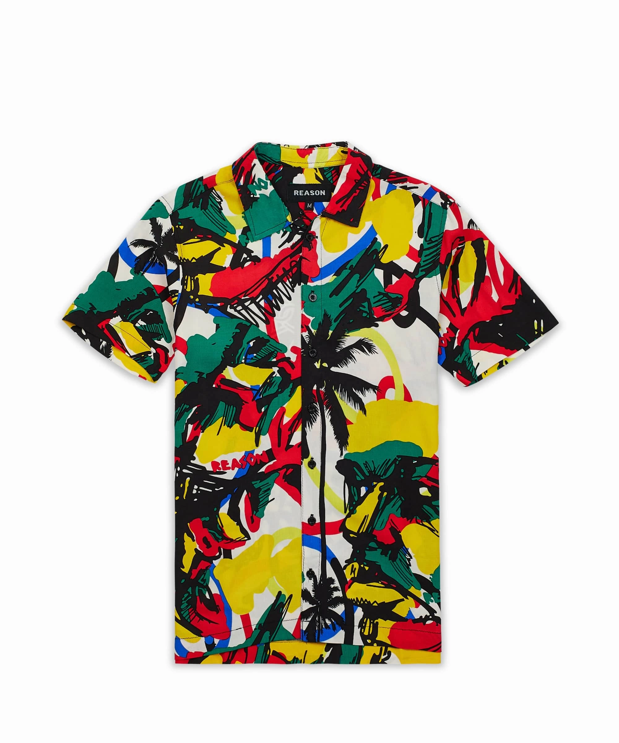 ThermalRegulating LowProfileDesign Isle Allover Print Short Sleeve Shirt