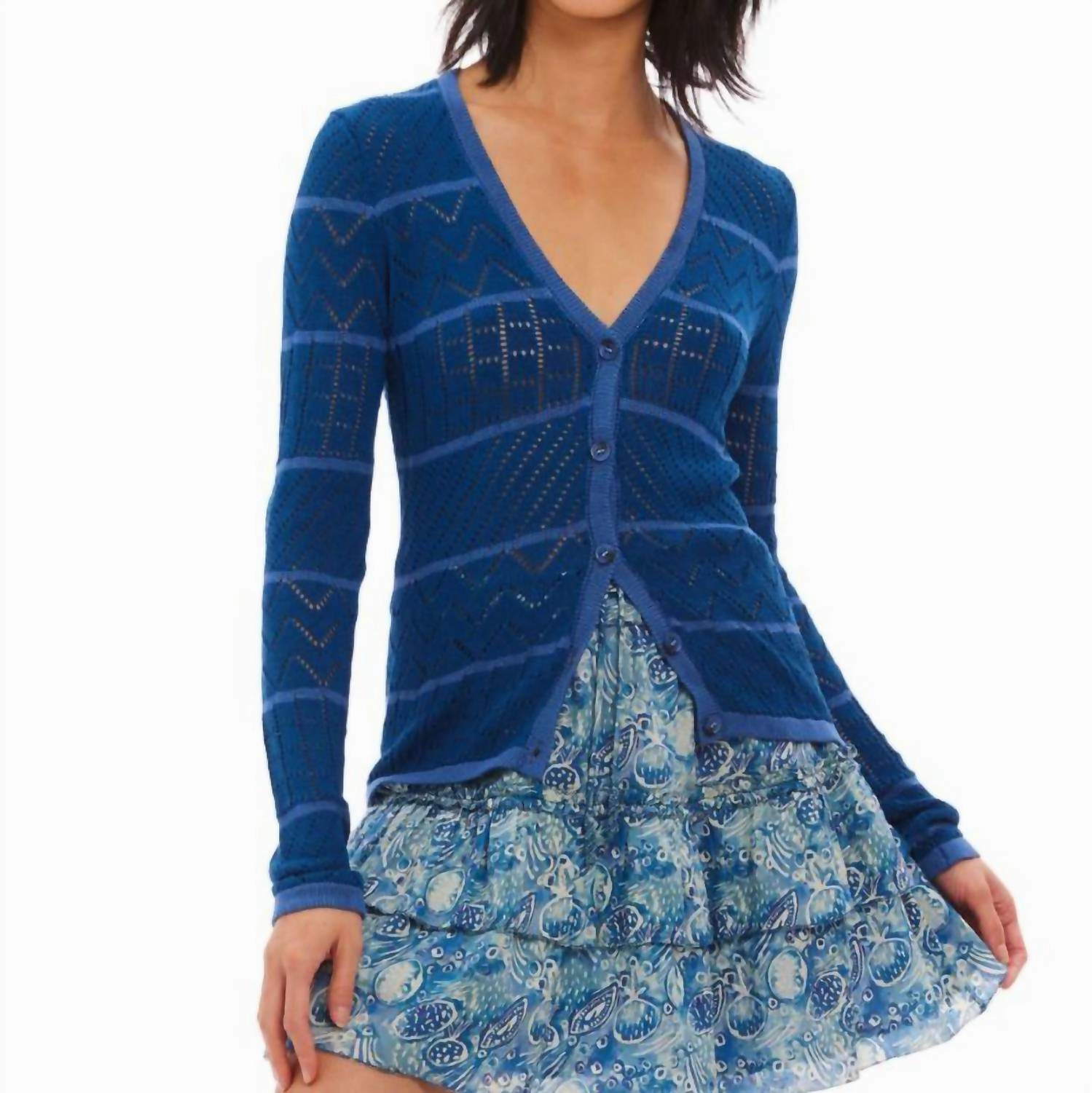 Gloria Cardigan In Navy Essential Wardrobe Snuggly Knitwear