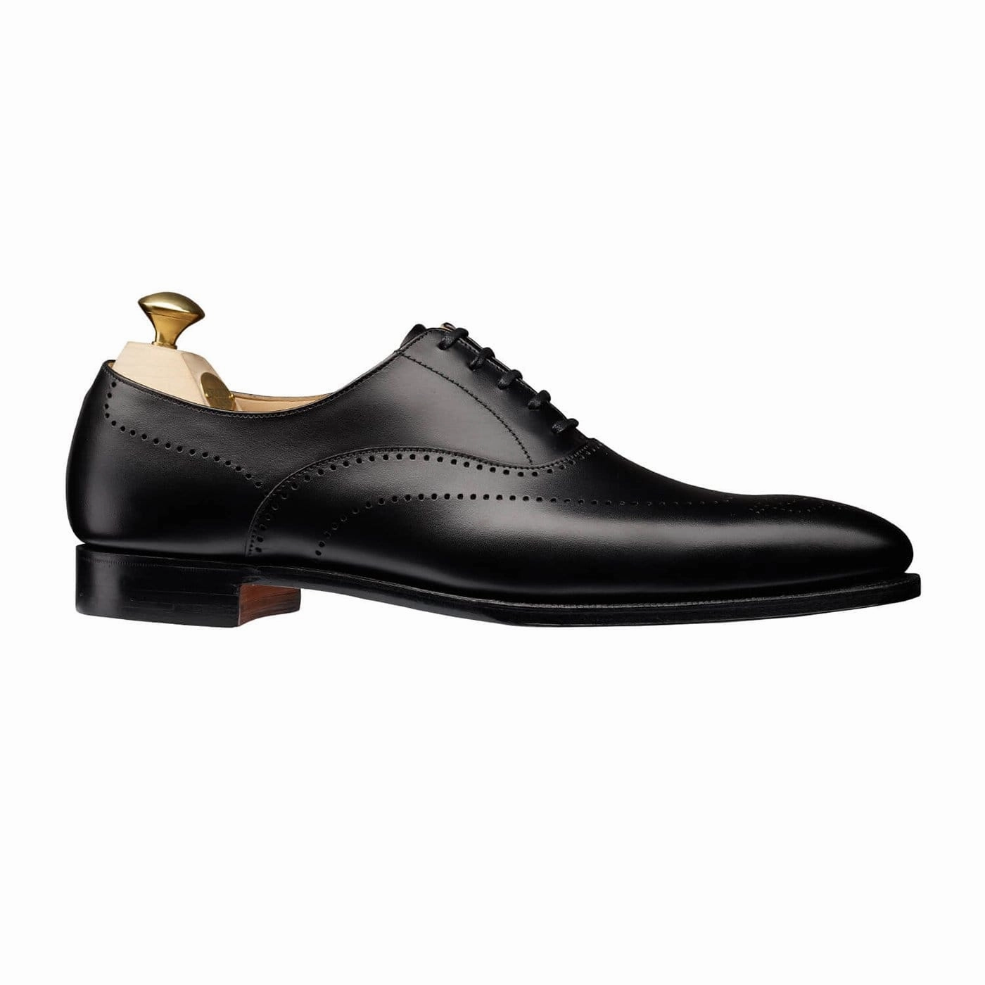 Weybridge Black Calf Structured Upper Event Look
