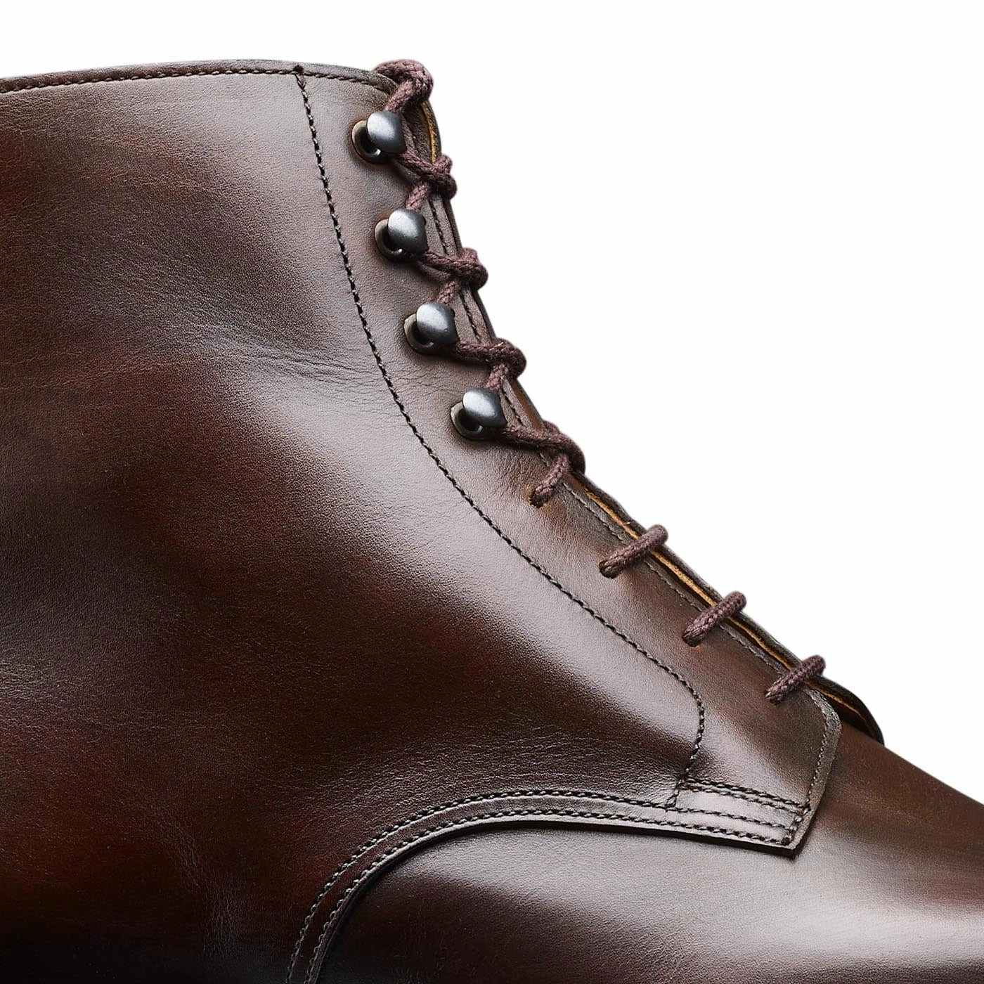 Rugged Built Daily Walks Zip   Up Design Argyll Dark Brown Wax Calf