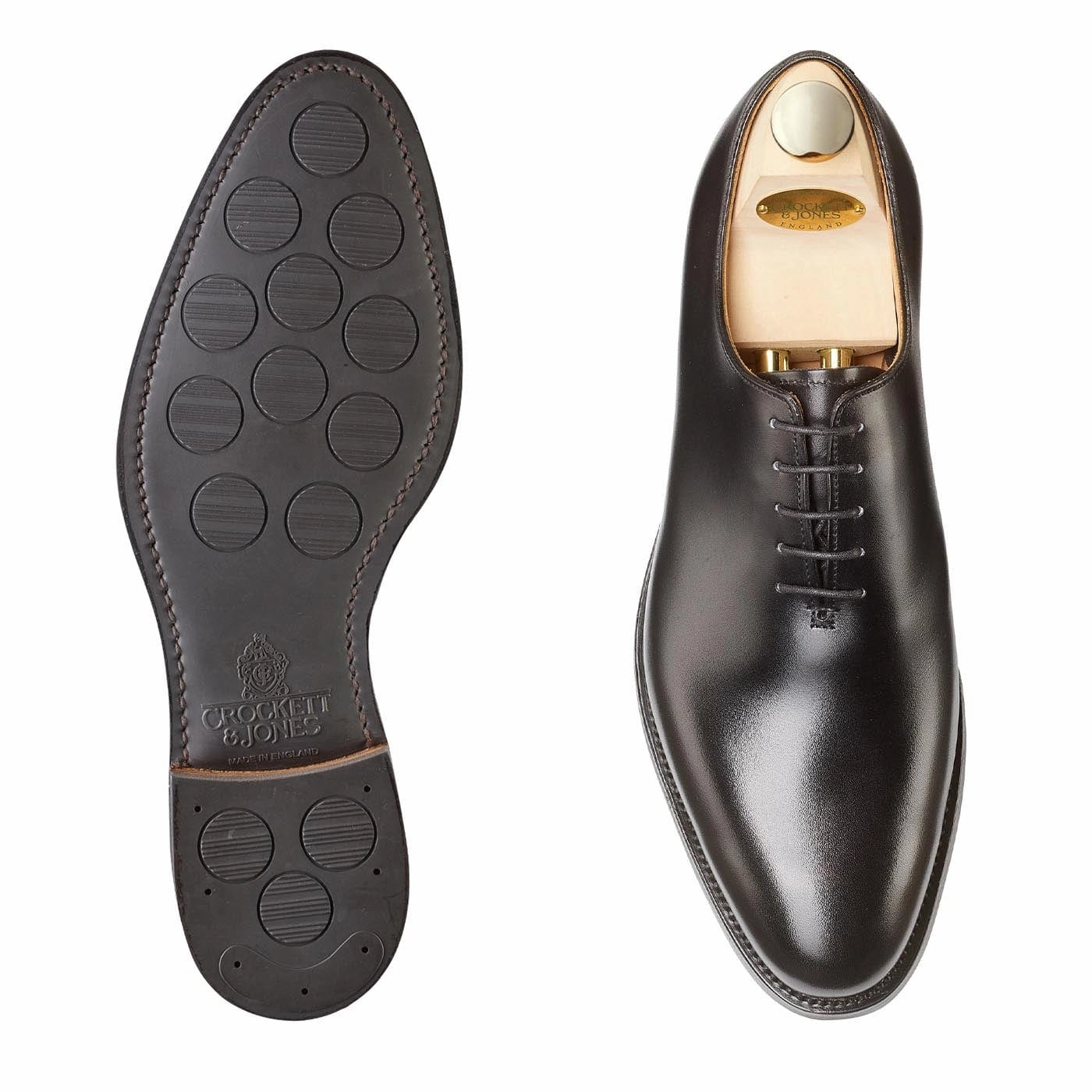 Goodwood Black Calf Elegant Office Shoes Couple Oxfords