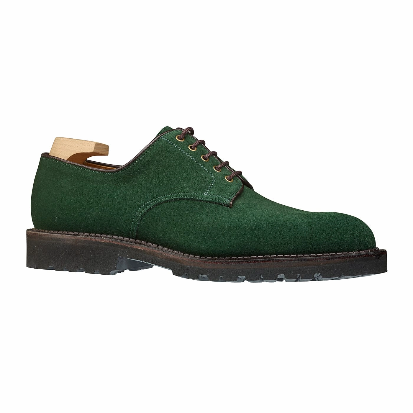 Grasmere Bottle Green Suede Quick Fit