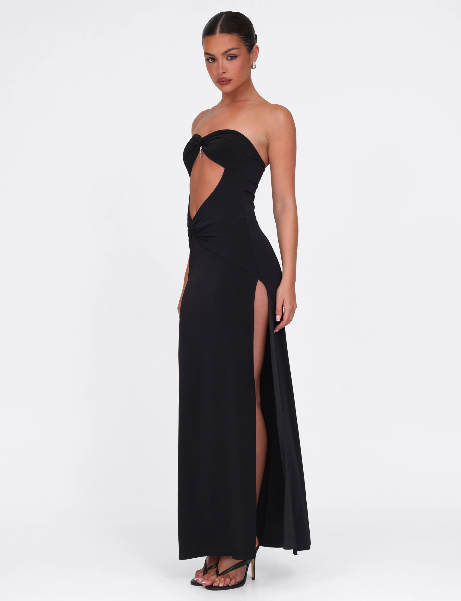 GRAZIA DRESS - BLACK Warm Touch Warm Soft