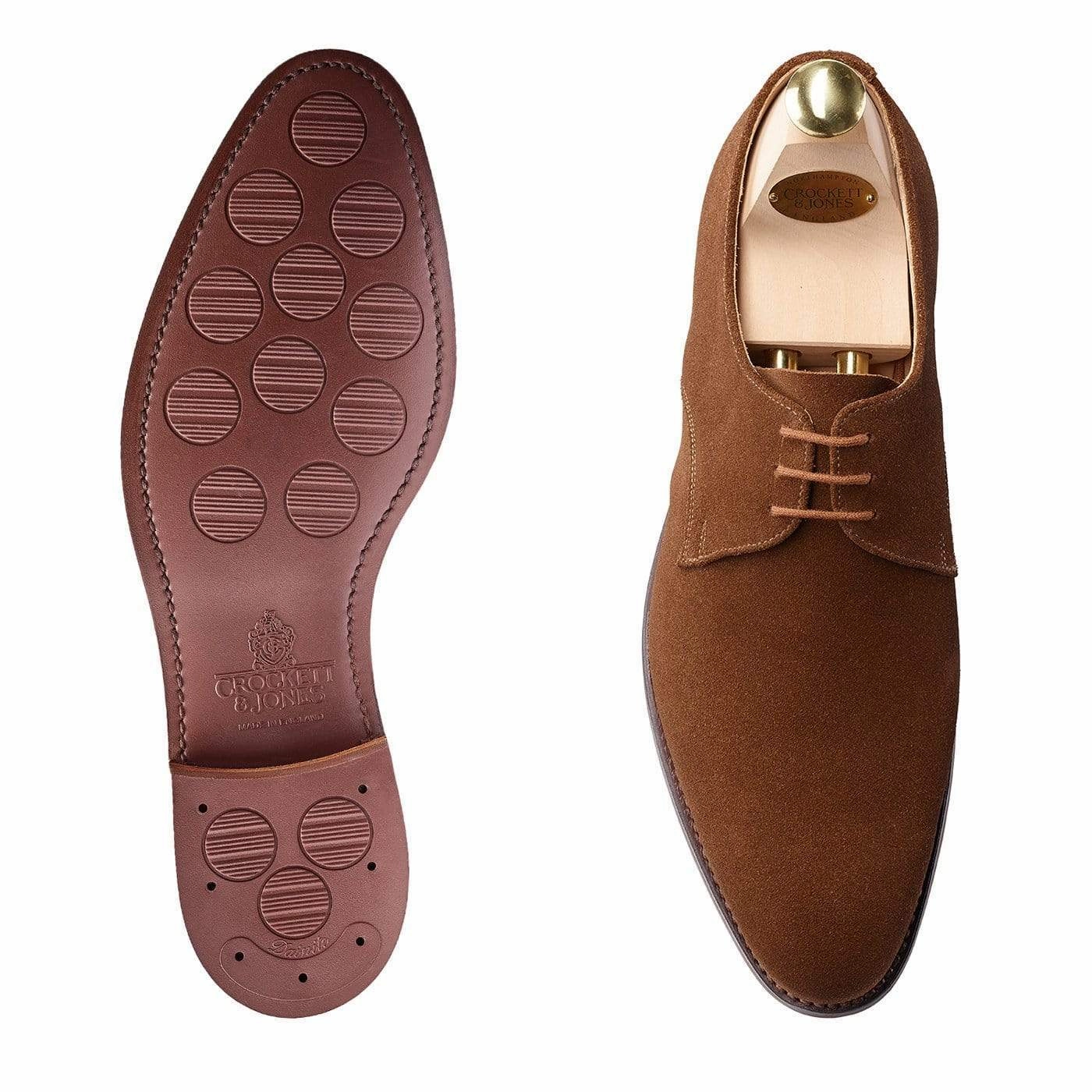 Newquay Snuff Suede Gentle Arch Support Soft Texture