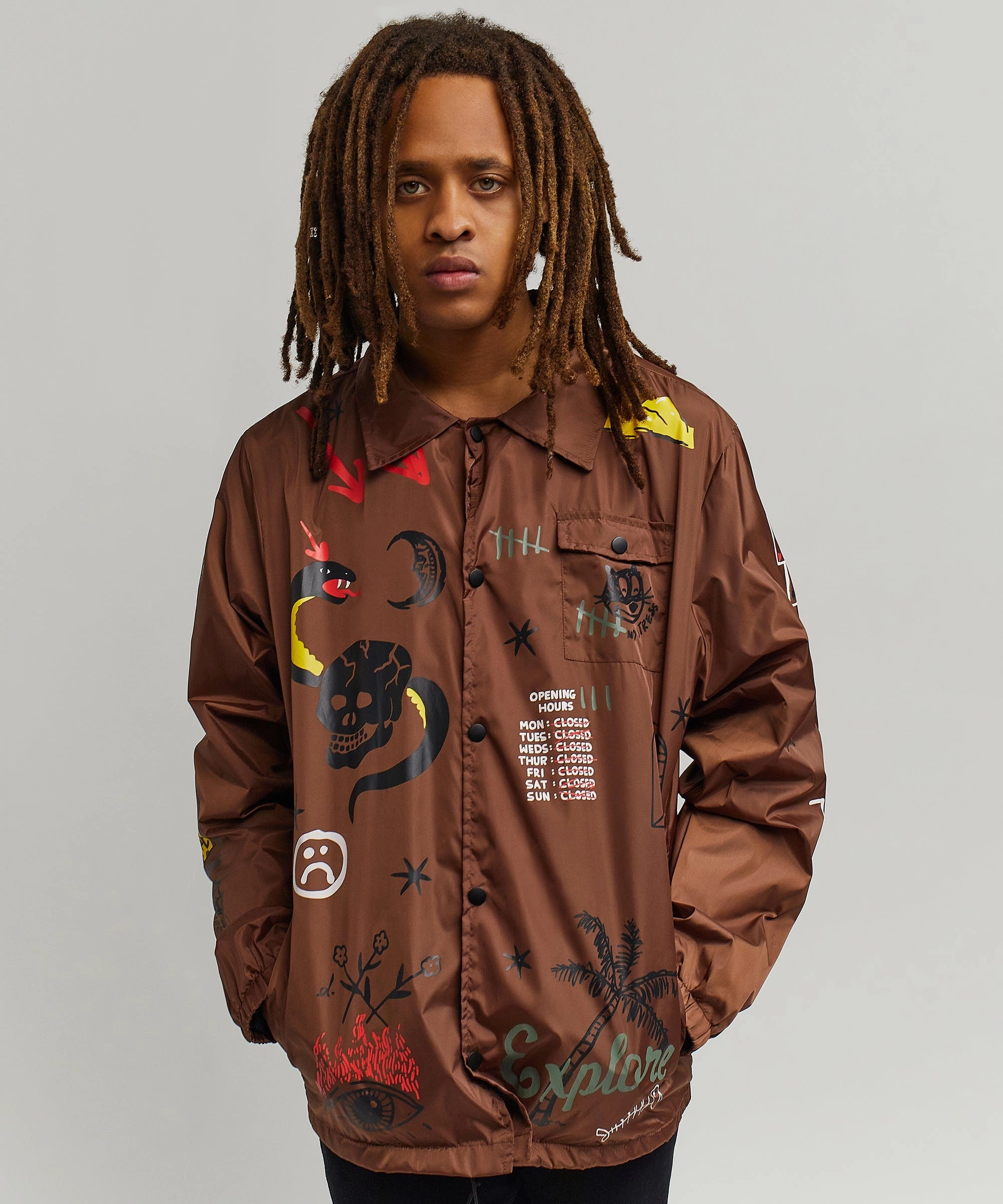 Flame retardant All Year Use Gritty Coaches Jacket - Brown