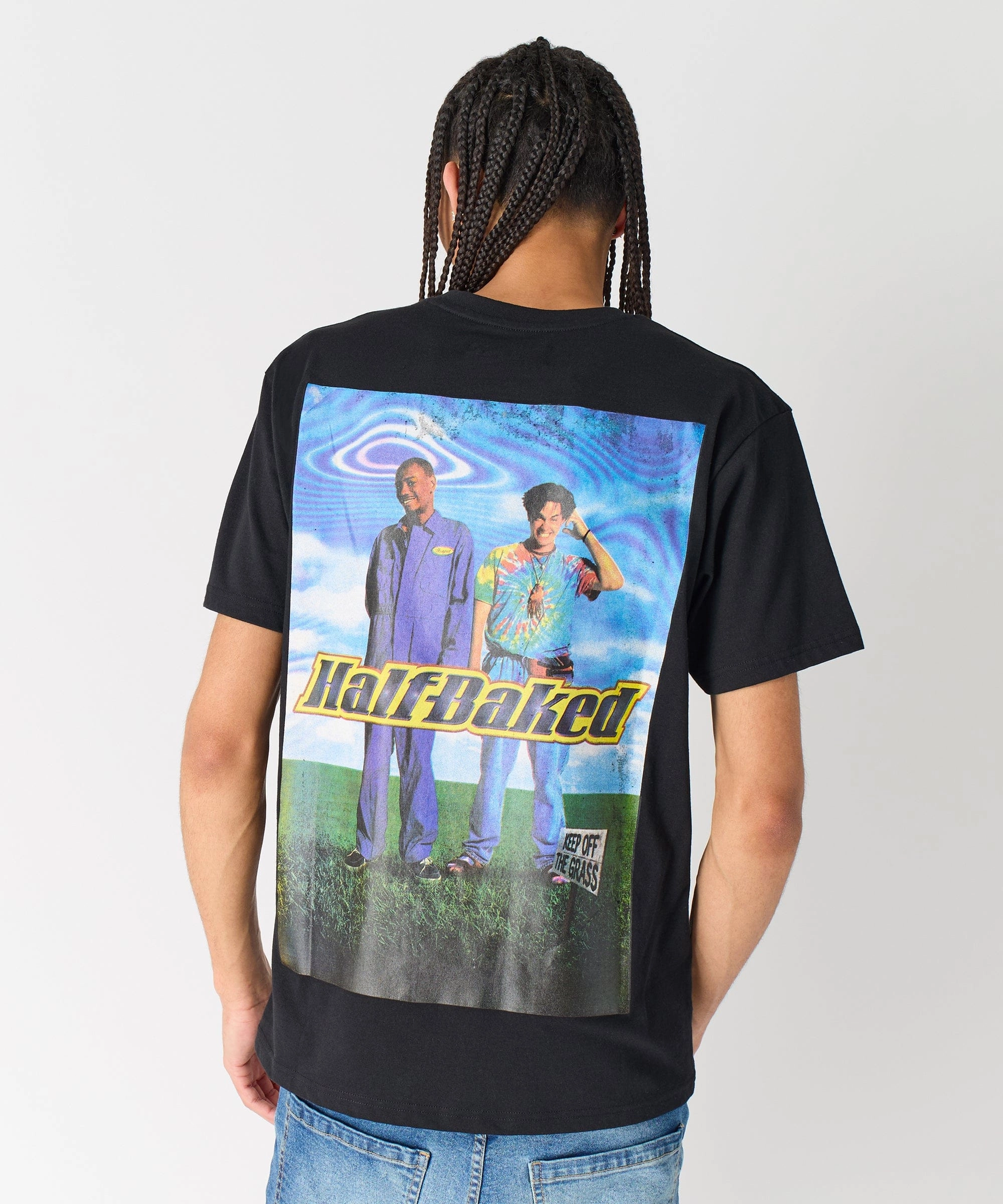 Half Baked Logo Short Sleeve Tee - Black HighElasticity