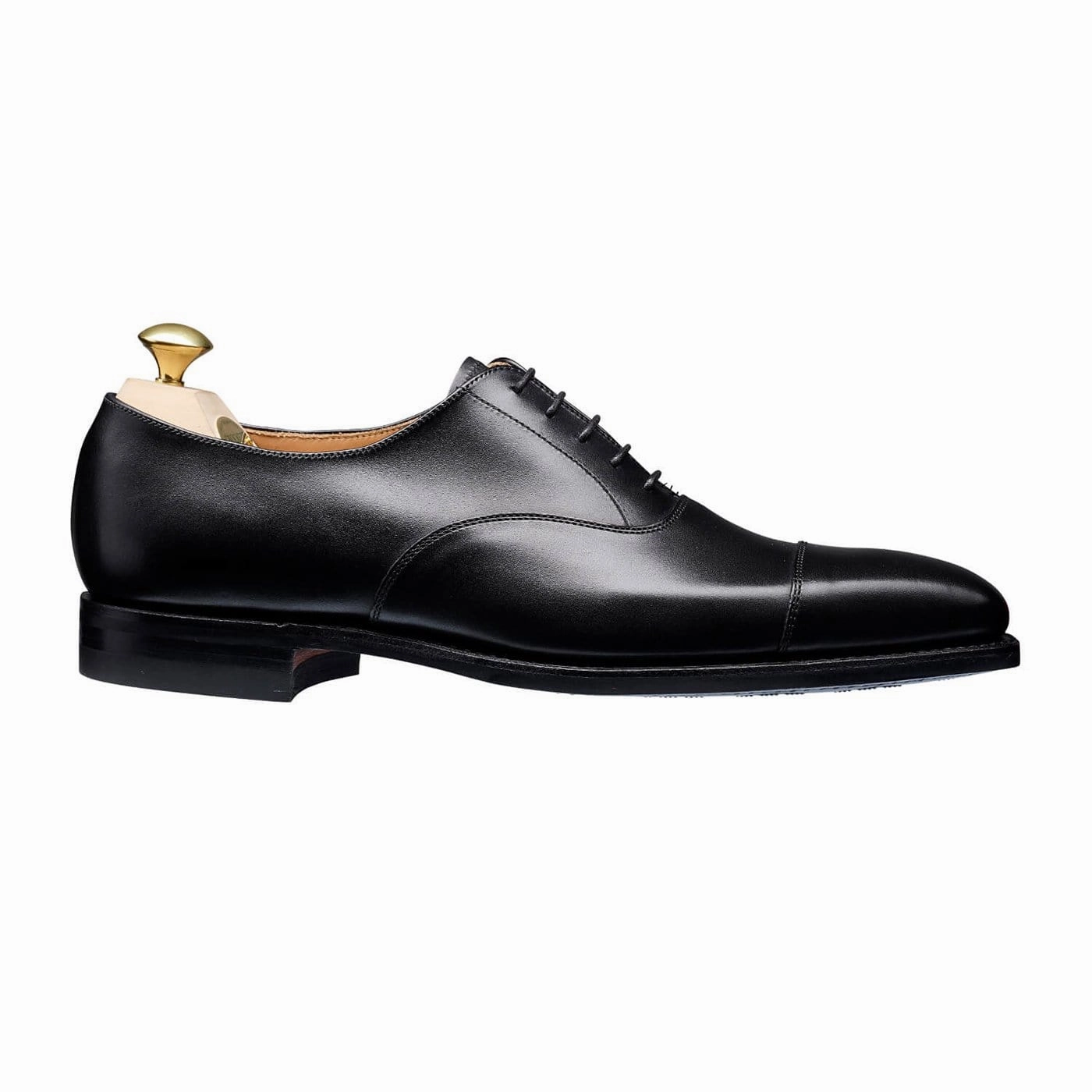 structured look Hallam Black Calf (City Sole)