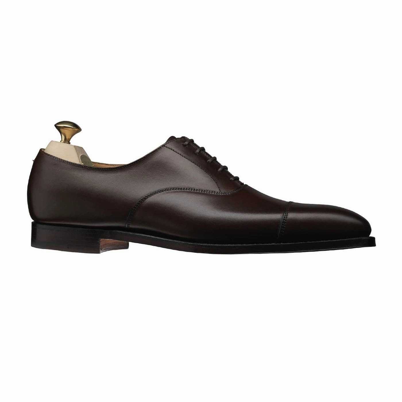 Work Ensemble Matching Oxfords Hallam Dark Brown Burnished Calf