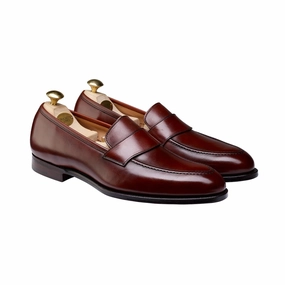 Chic Minimalism Stylish Padding Harcourt Chestnut Antique Calf
