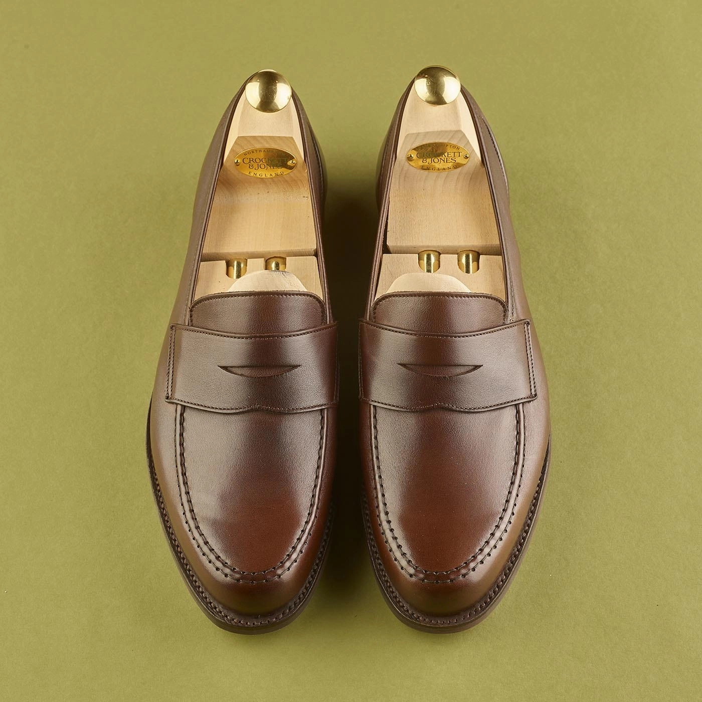 City Event Comfortable Soles Harvard 2 Dark Brown Milled Calf
