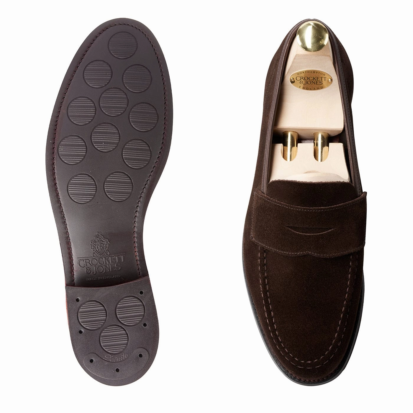 Harvard 2 Dark Brown Suede Timeless Support Waxed Finish