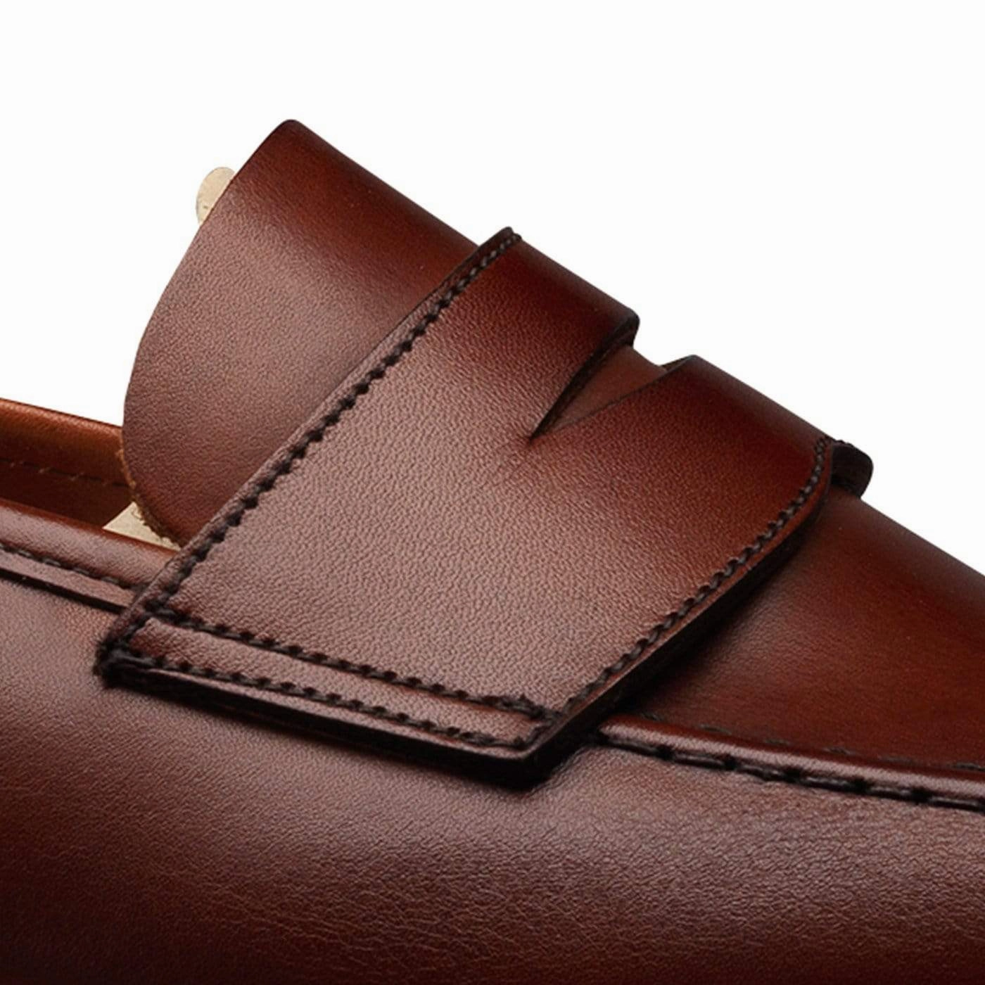 Smart Casual Trendy Cushioning Harvard Chestnut Burnished Calf