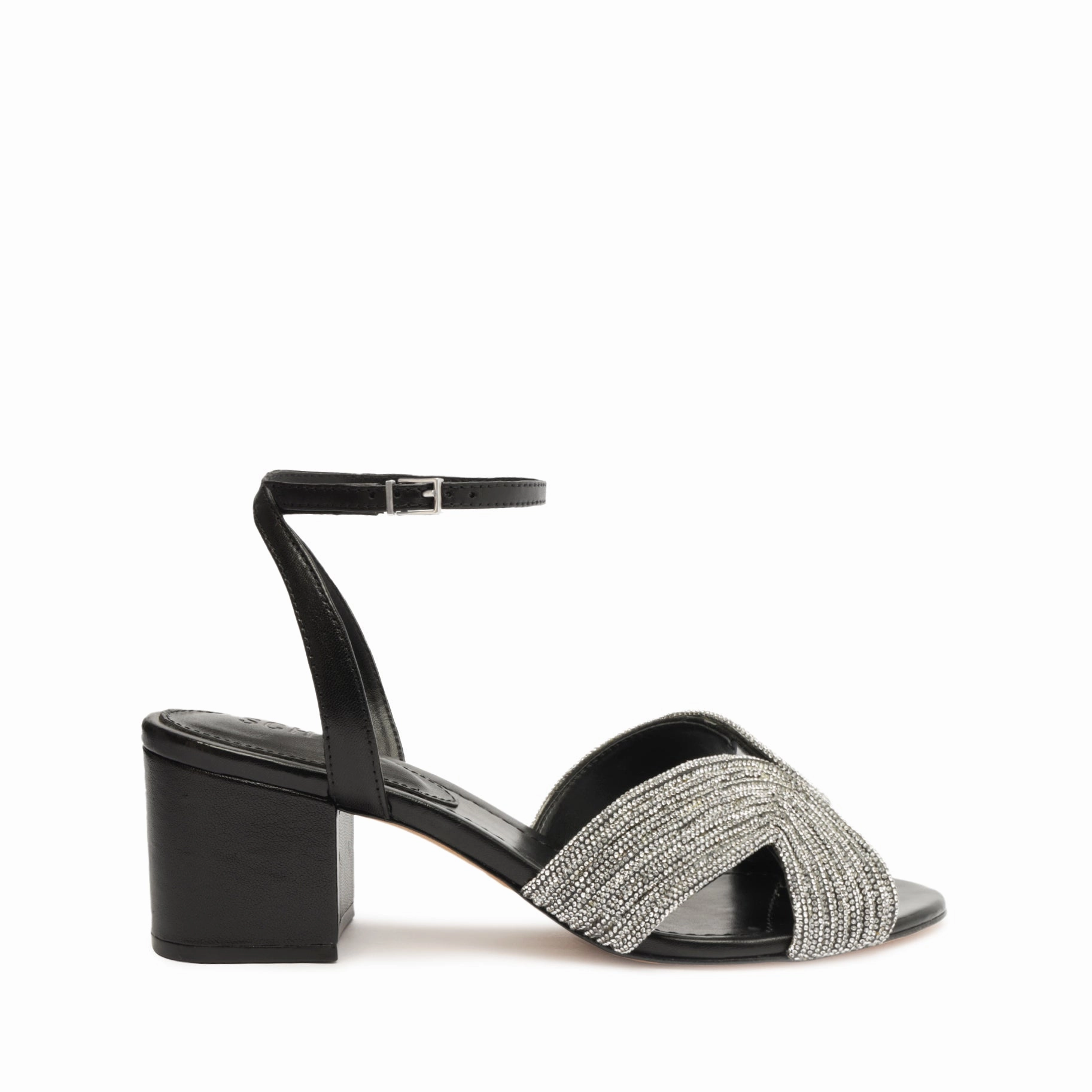 Hattie Mid Block Leather Sandal Air Flow