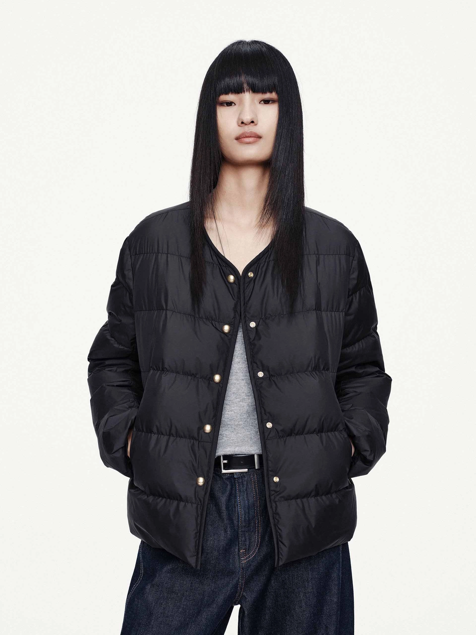 On Duty Layer Hooded Layered Down Jacket
