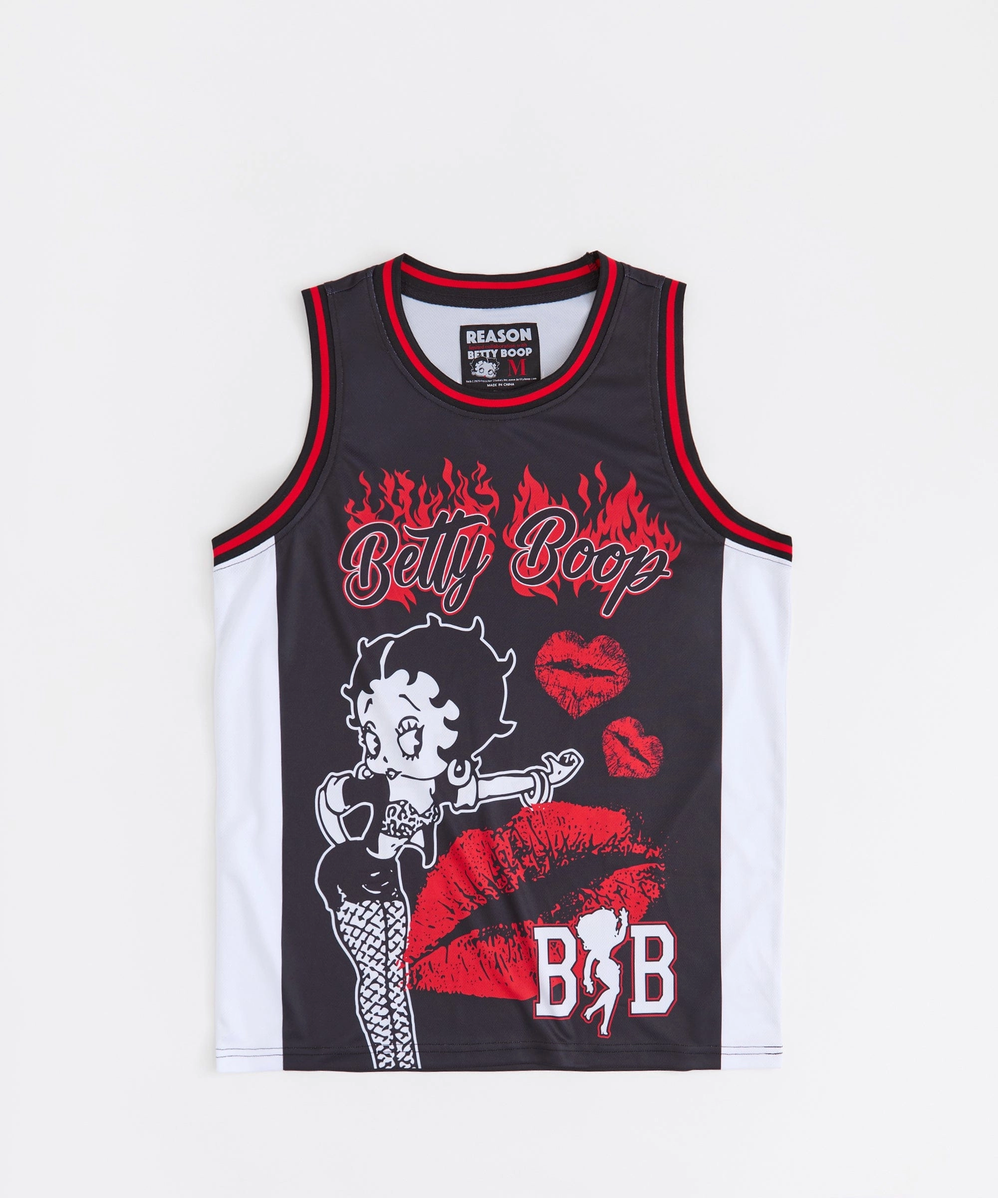 Betty Boop Basketball Jersey - Black LowImpact Manufacturing