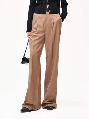 Anti Pilling Treatment Full Length Straight Pants