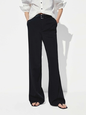 High Waist Flared Pants Flexible Performance