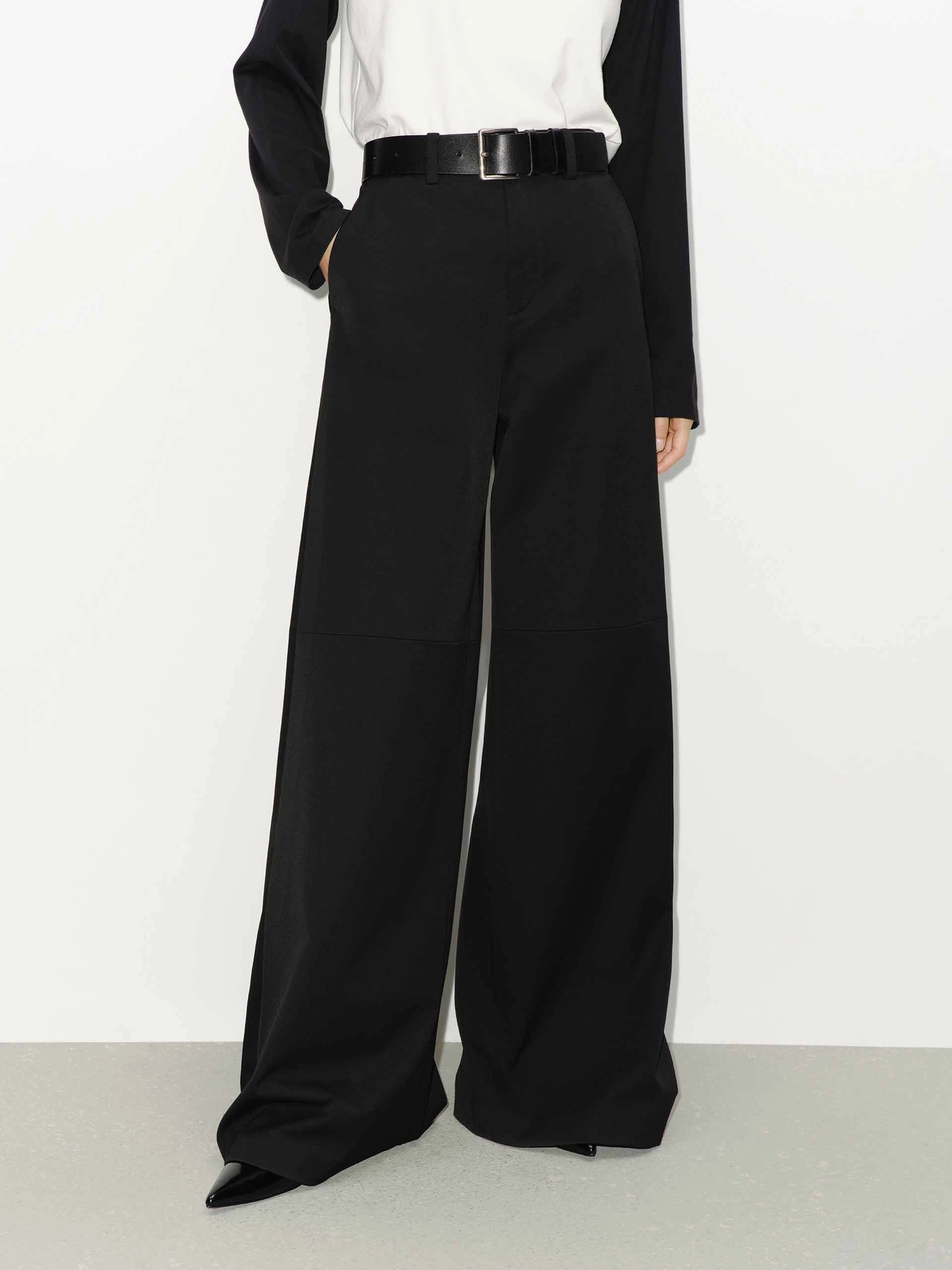High Waist Tailored Pants Comfortable Design Quick Move