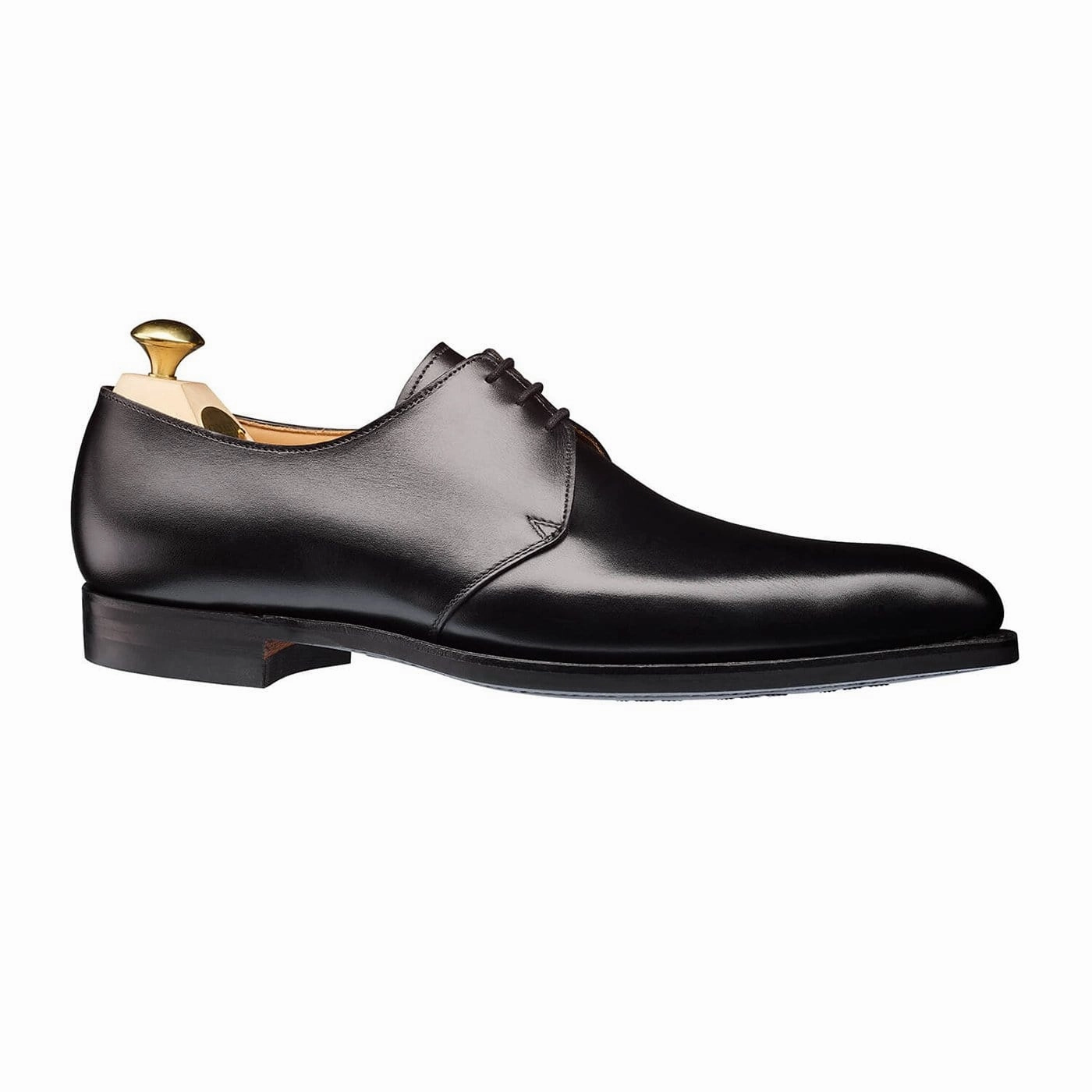Highbury Black Calf Long Day Fashion Detail
