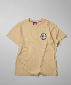 Mishka Embroidered Keep Watch Short Sleeve Tee - Khaki OdorResistantTreatment Sporty Sweatshirt