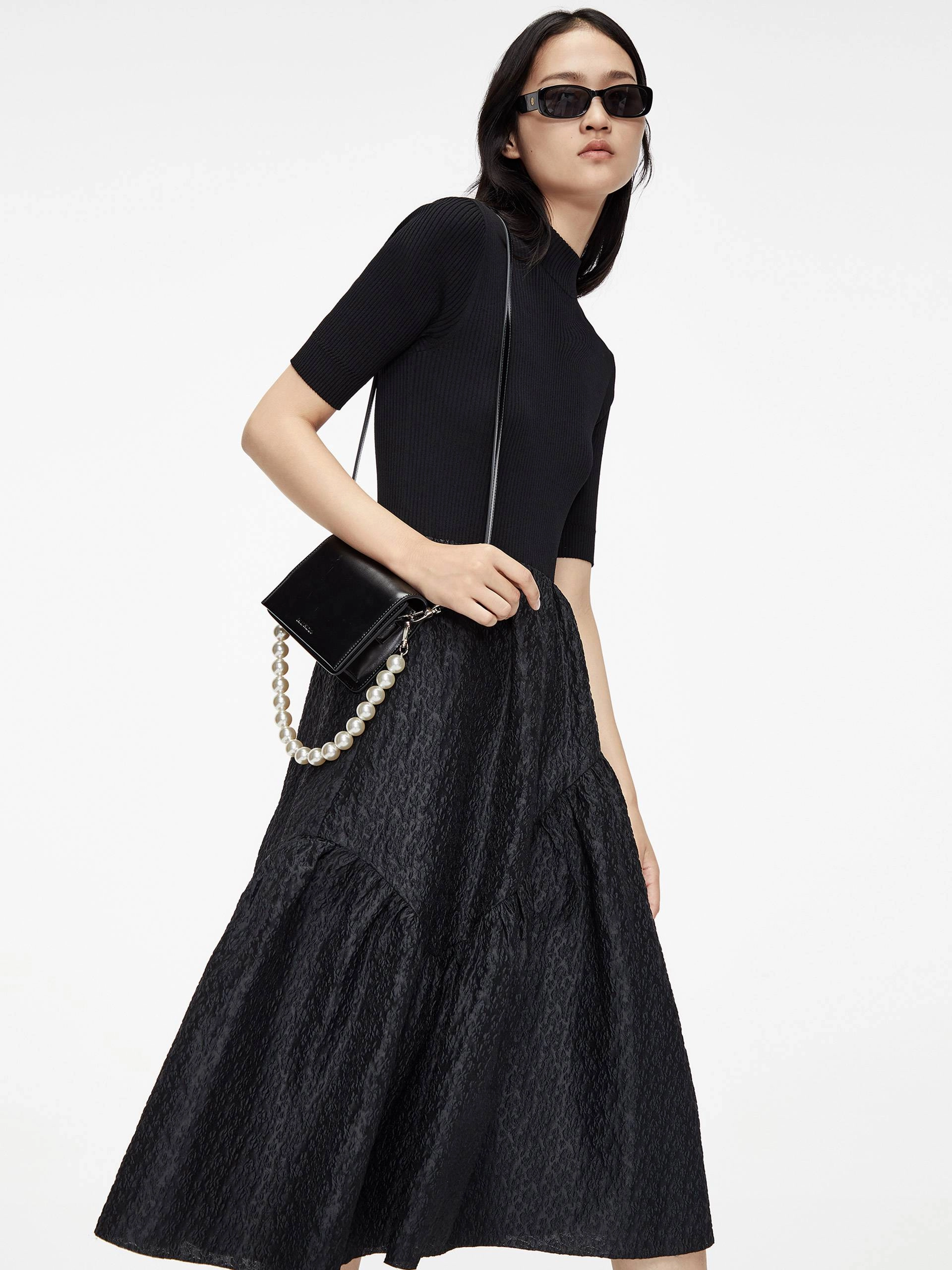 HOT SALE Stitch Rose Pattern Dress FadeResistantColor Calm Flow