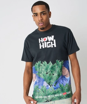 How High Short Sleeve Tee - Black Tagless Comfort Collar NonIrritatingTags