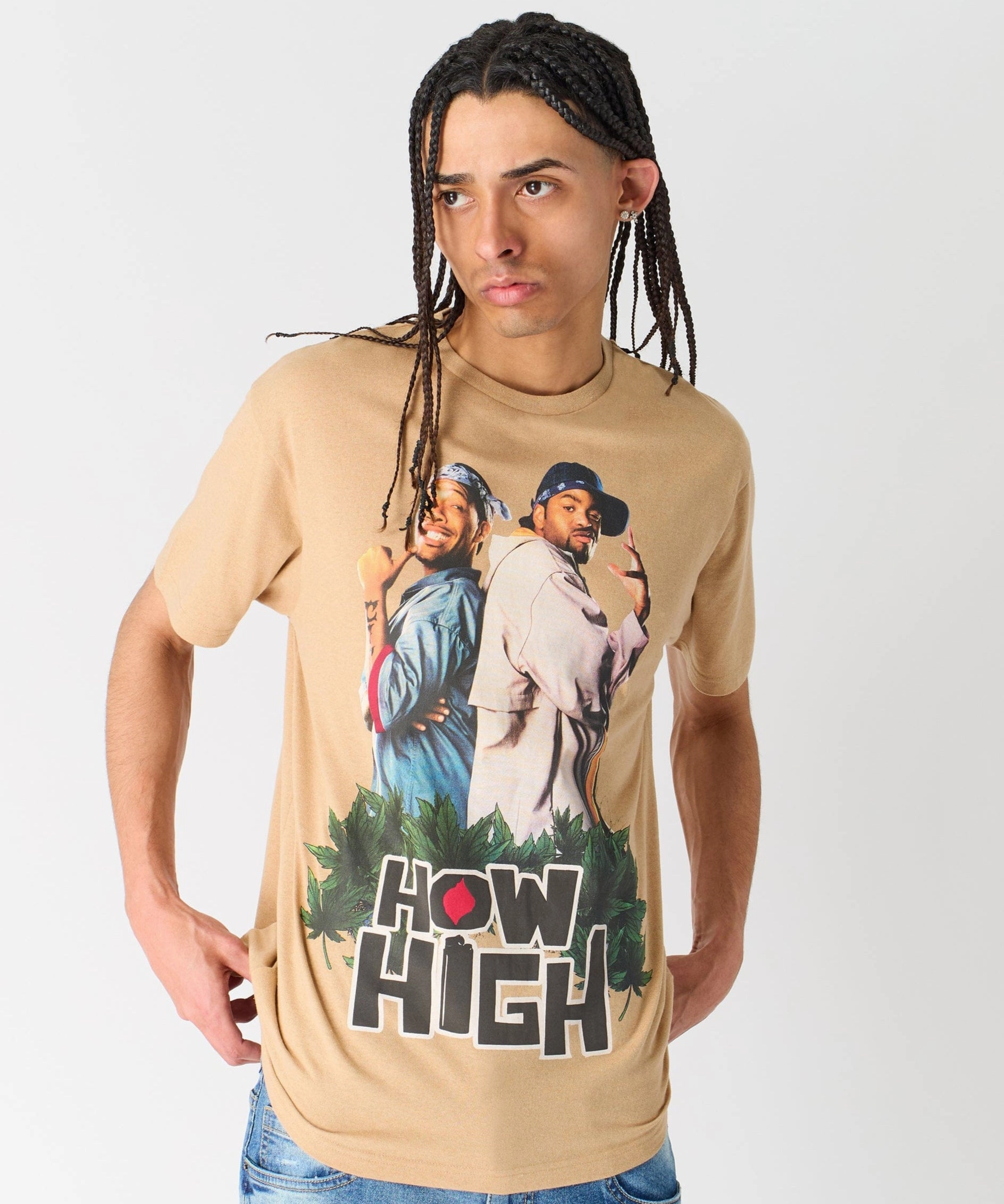 EcoCertified Textile How High Short Sleeve Tee - Khaki