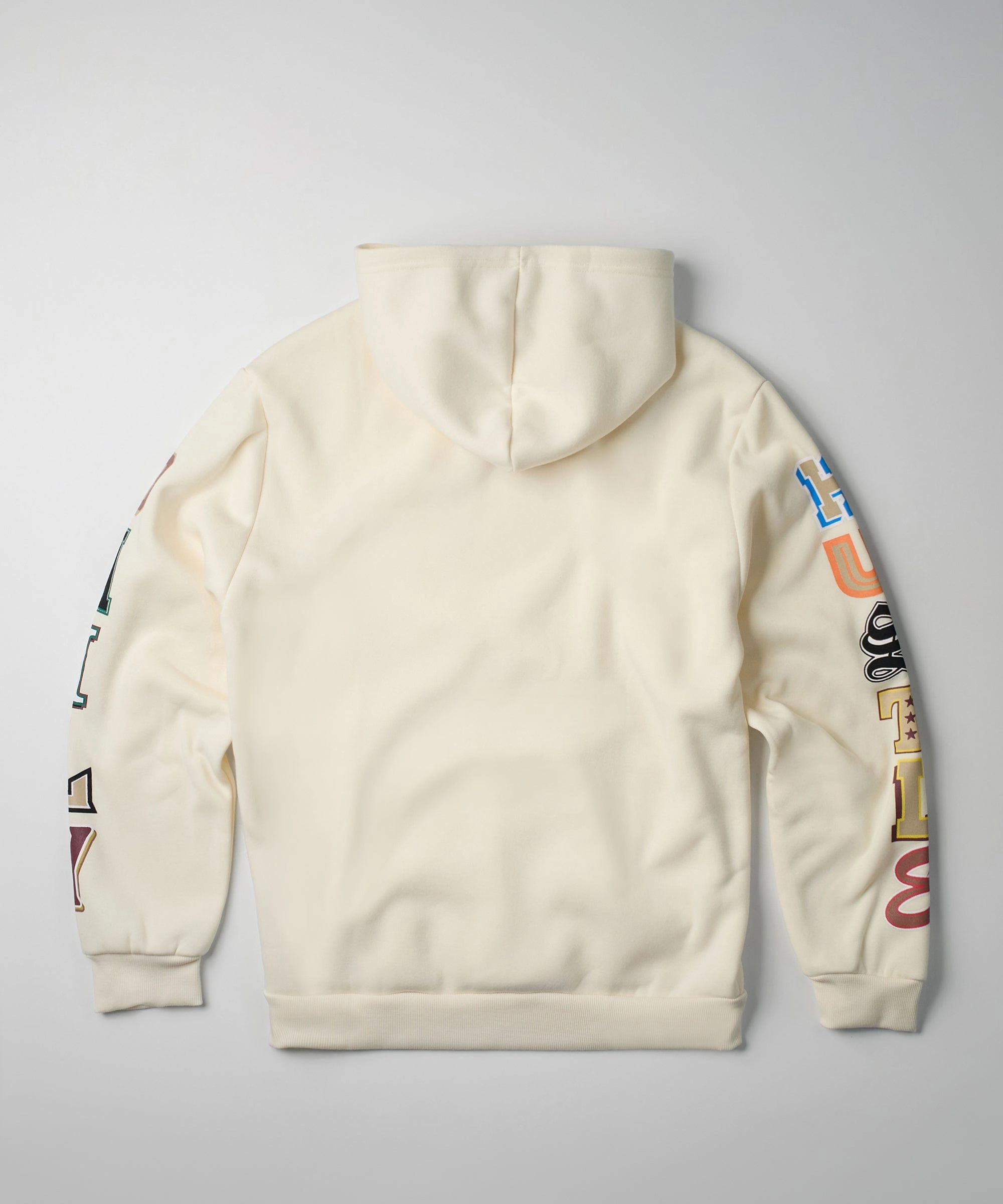 Adjustable Collar System Multipurpose Layering Piece Hustle Daily Hoodie - Cream