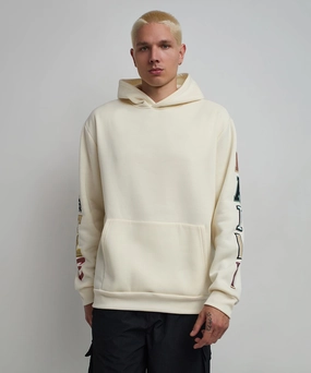 Hustle Daily Hoodie - Cream TactileWeave