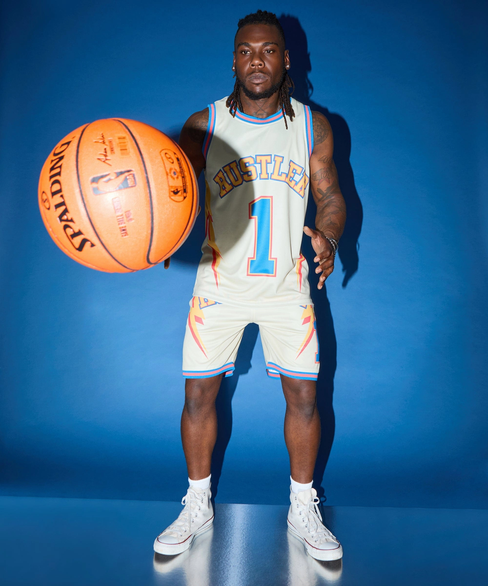 Hustler Basketball Jersey - Khaki Roll Up Sleeve System